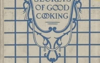 Cover page - The secrets of good cooking (料理の秘訣）